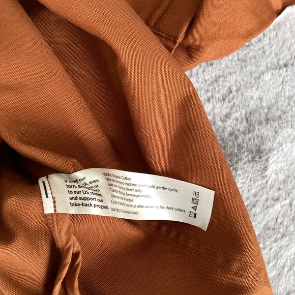 NWT Eileen Fisher oversized Medium ochre crop barn coat - Picture 5 of 8